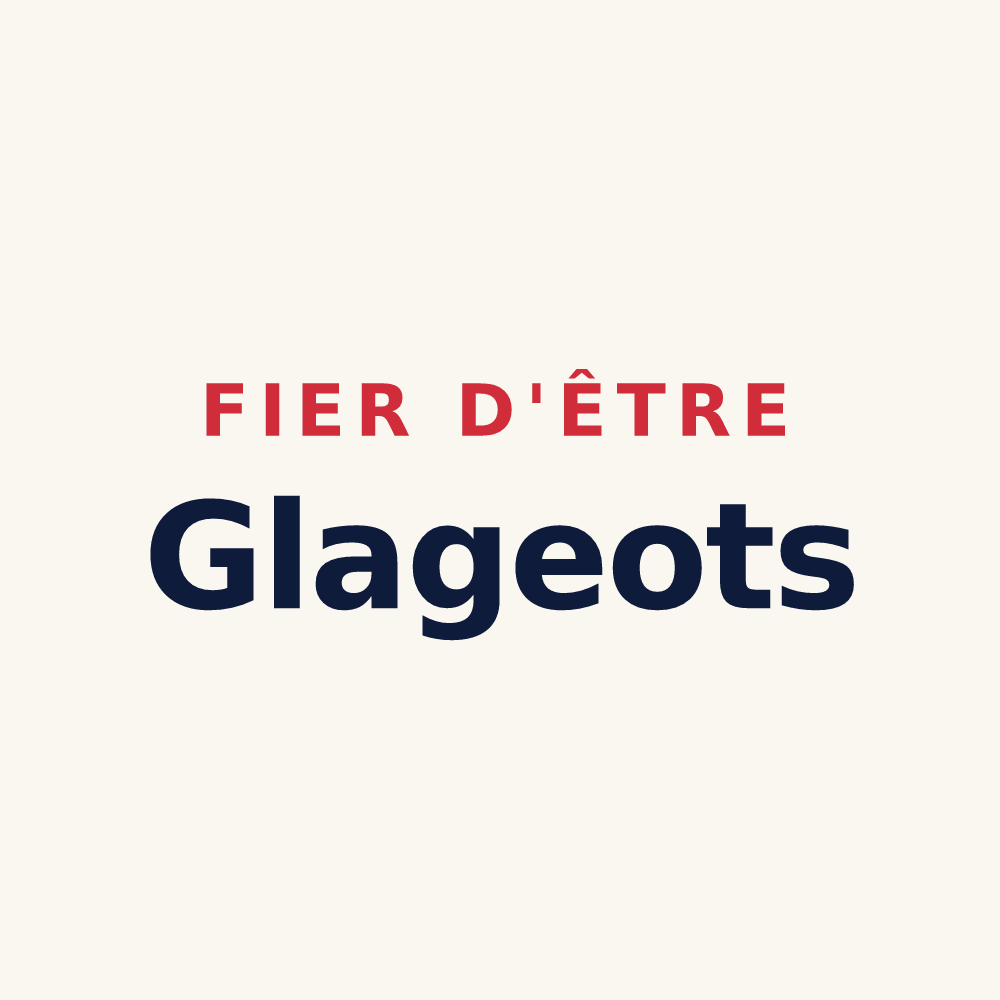 Tasse « Fier d'être Glageots » — design pour Remilly-Aillicourt