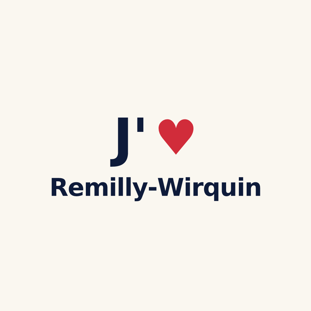 Tasse personnalisée Remilly-Wirquin — design J'aime Remilly-Wirquin