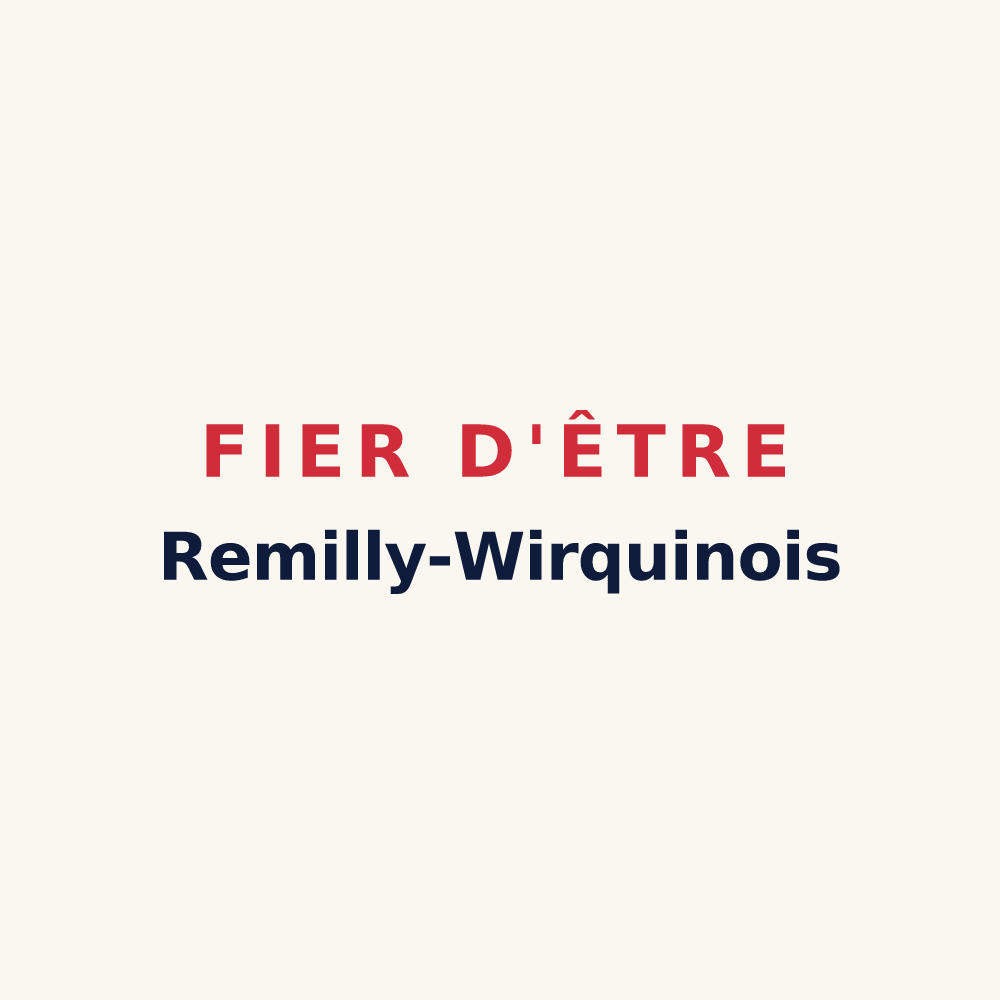 Tasse « Fier d'être Remilly-Wirquinois » — design pour Remilly-Wirquin