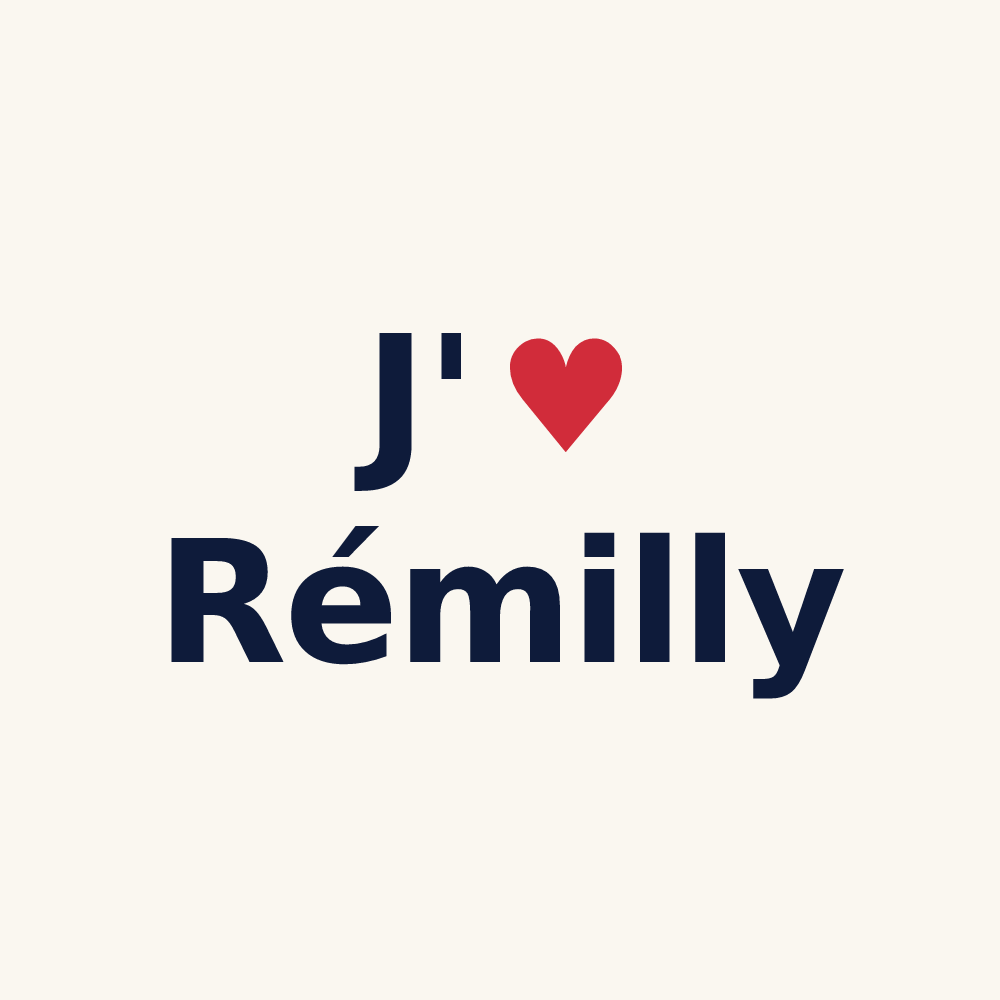 Tasse personnalisée Rémilly — design J'aime Rémilly