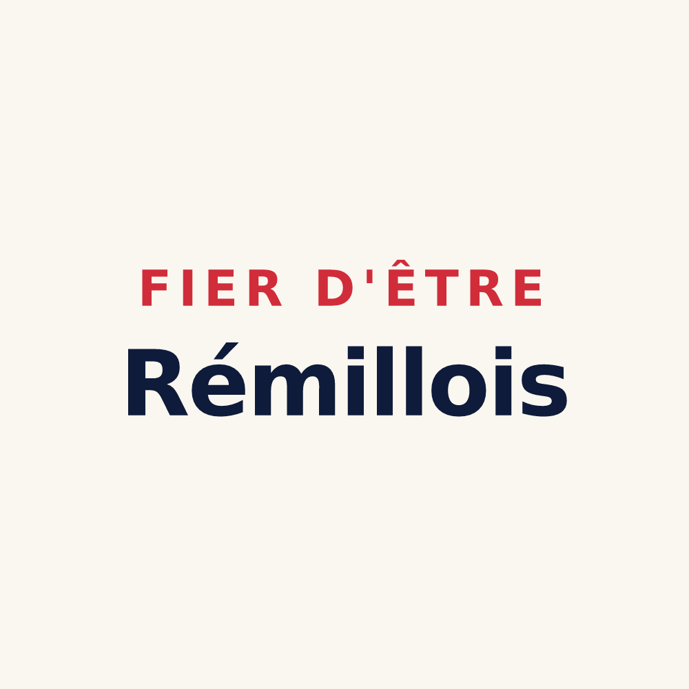 Tasse « Fier d'être Rémillois » — design pour Rémilly