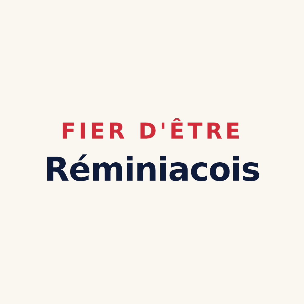 Tasse « Fier d'être Réminiacois » — design pour Réminiac