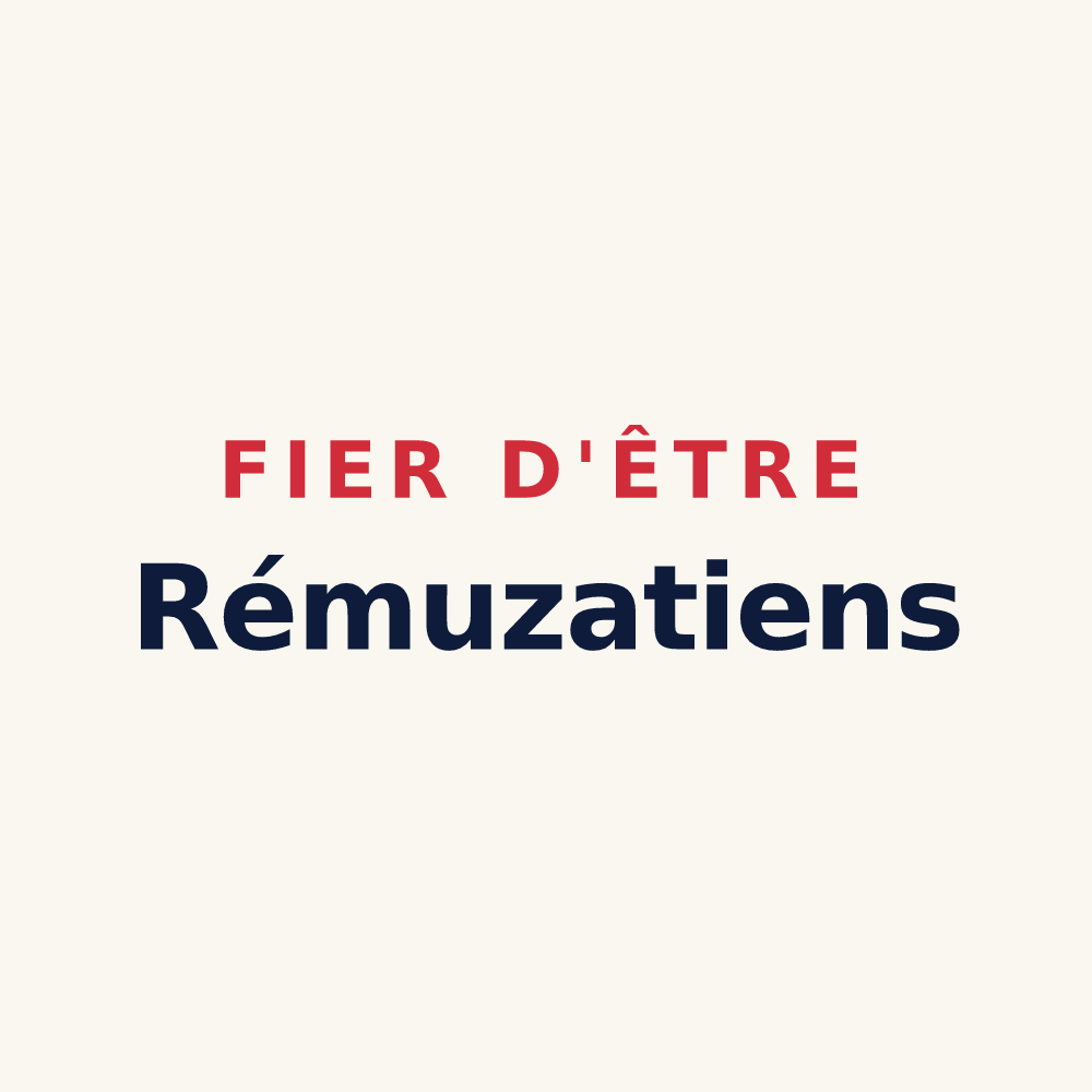 Tasse « Fier d'être Rémuzatiens » — design pour Rémuzat