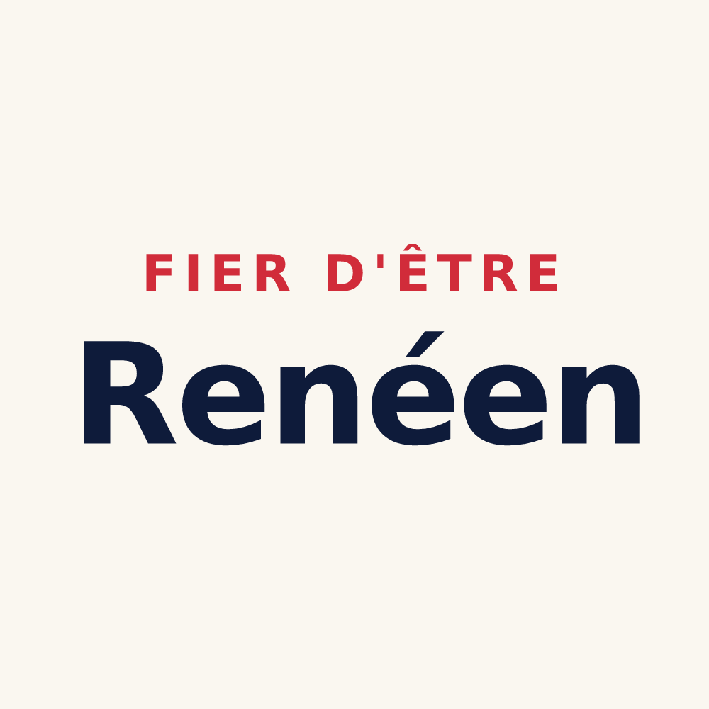 Tasse « Fier d'être Renéen » — design pour René
