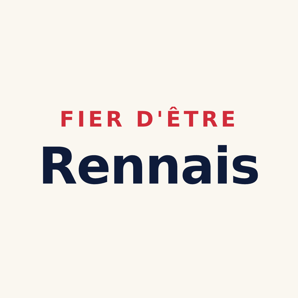 Tasse « Fier d'être Rennais » — design pour Rennes