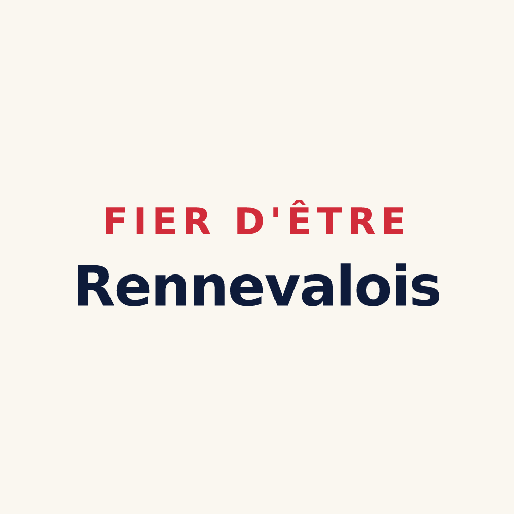 Tasse « Fier d'être Rennevalois » — design pour Renneval