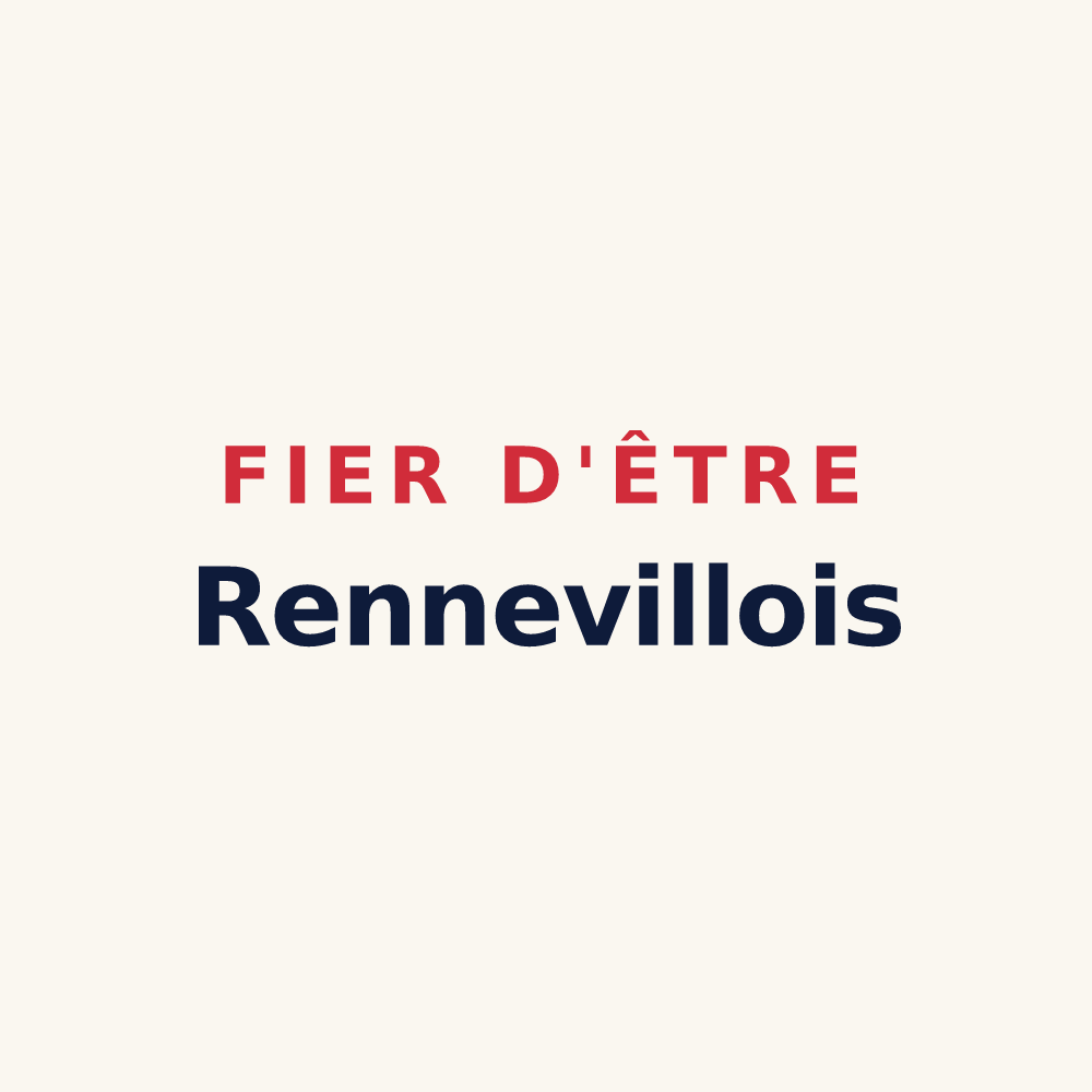 Tasse « Fier d'être Rennevillois » — design pour Renneville