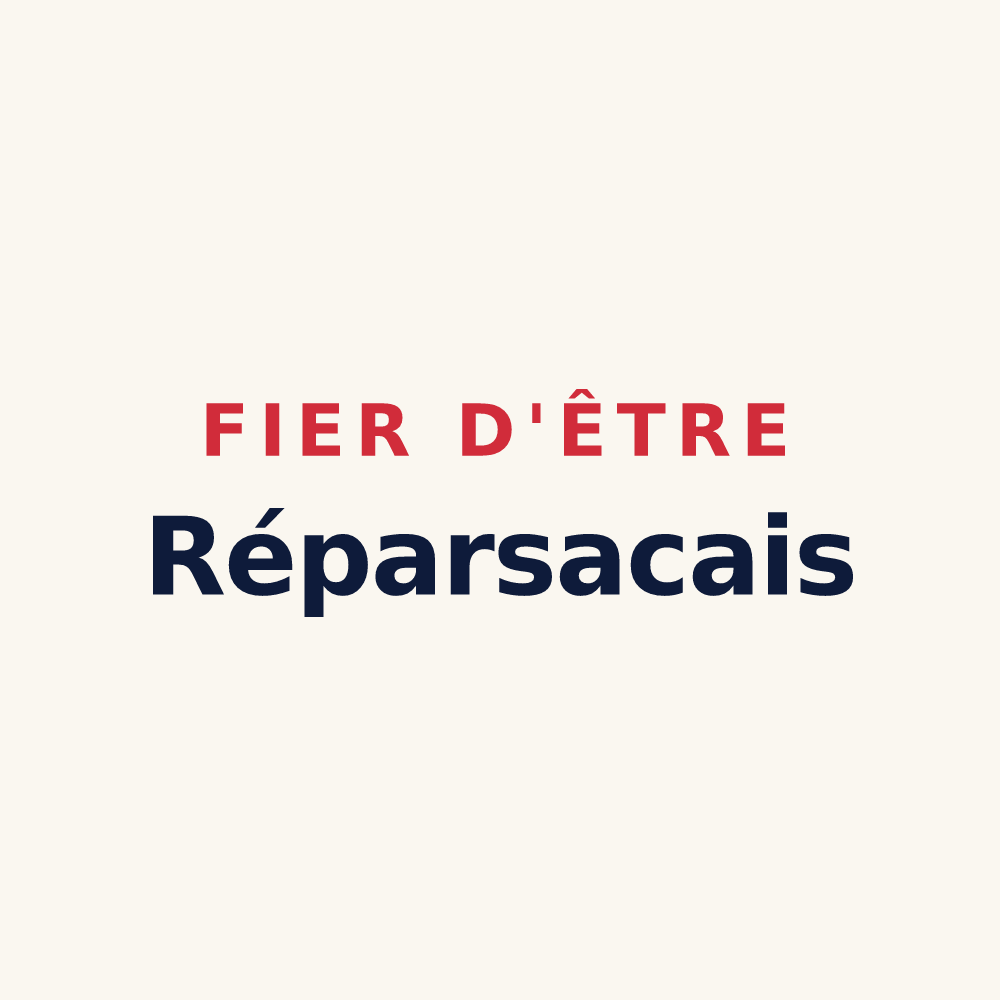 Tasse « Fier d'être Réparsacais » — design pour Réparsac