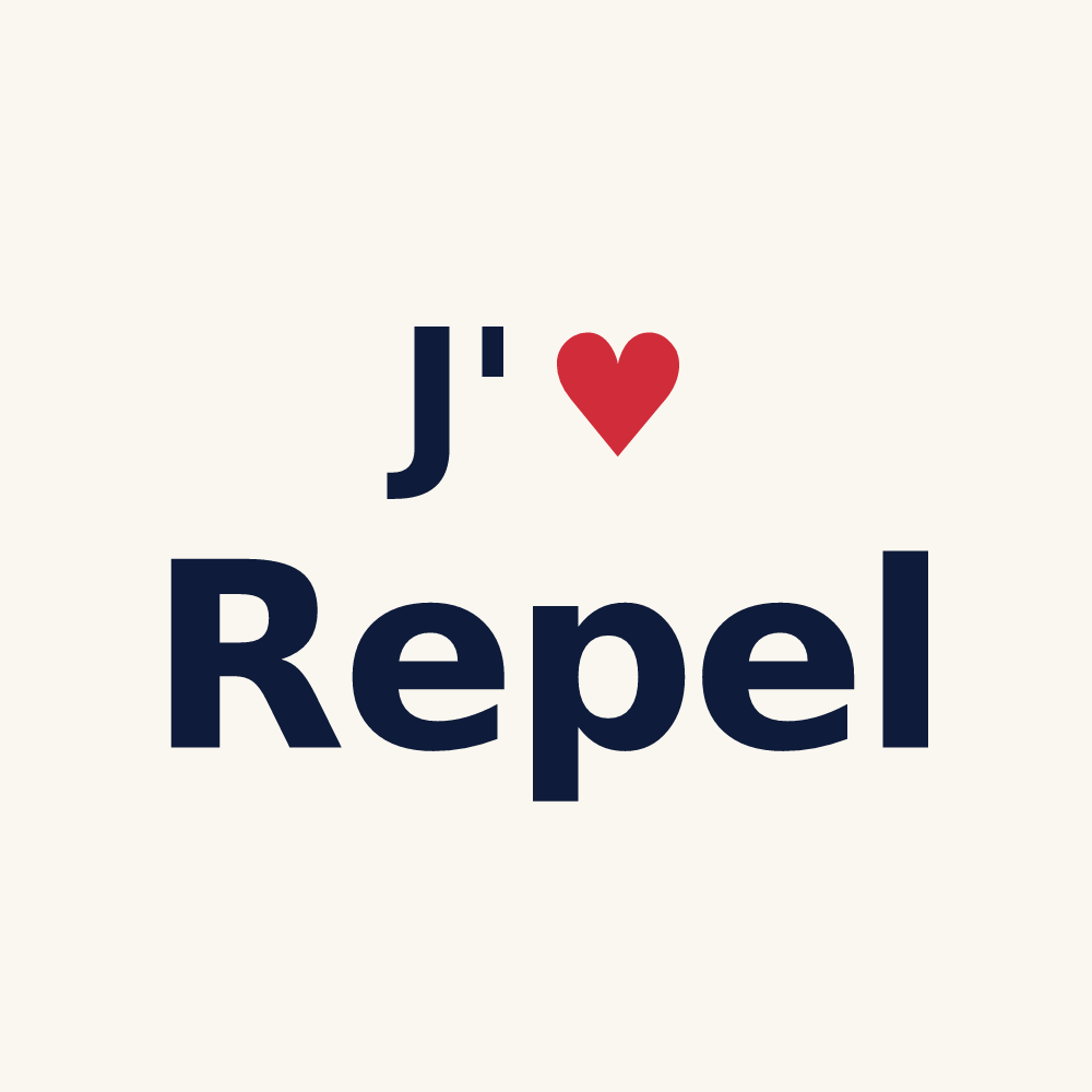 Tasse personnalisée Repel — design J'aime Repel