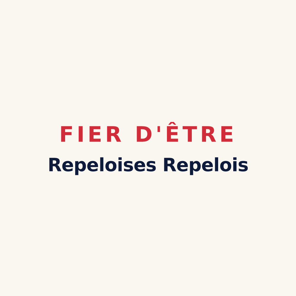 Tasse « Fier d'être Repeloises Repelois » — design pour Repel