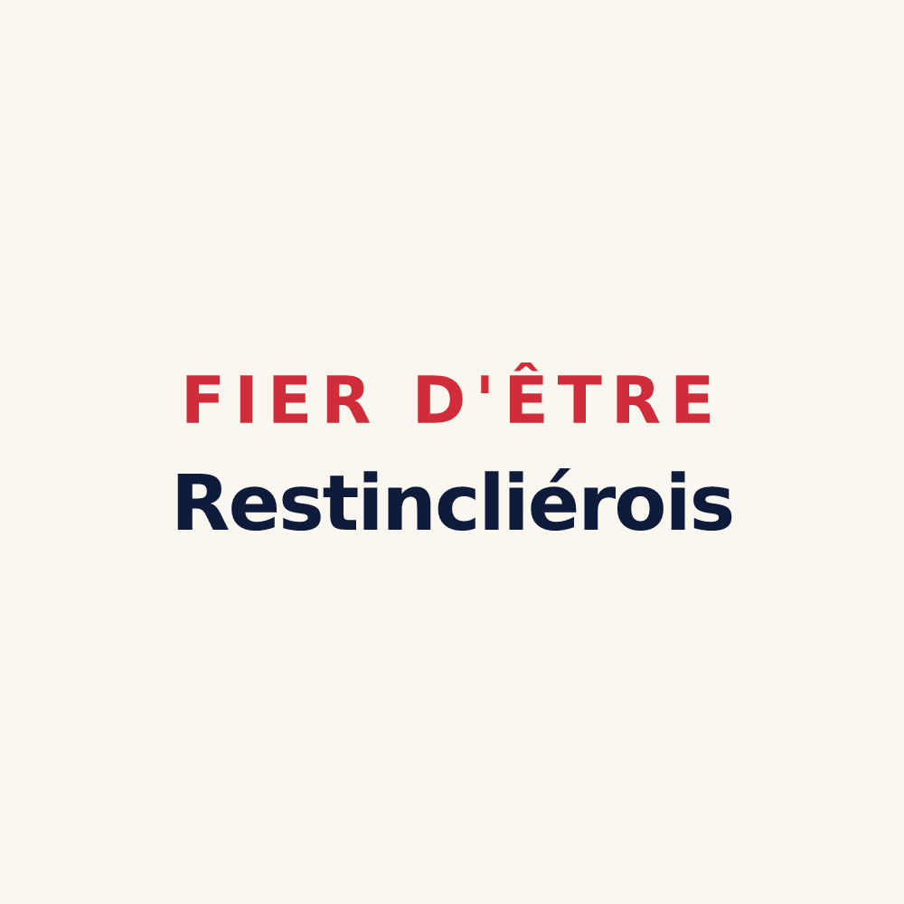 Tasse « Fier d'être Restincliérois » — design pour Restinclières