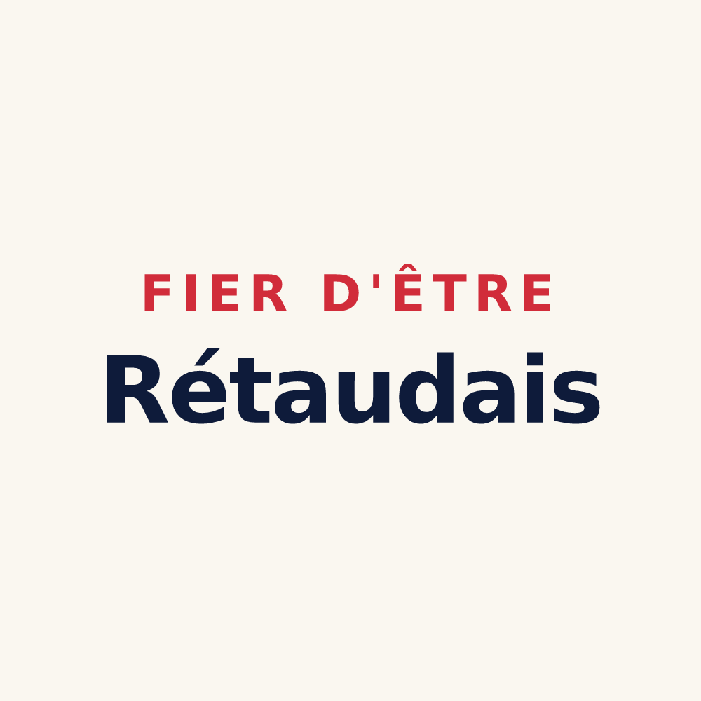Tasse « Fier d'être Rétaudais » — design pour Rétaud