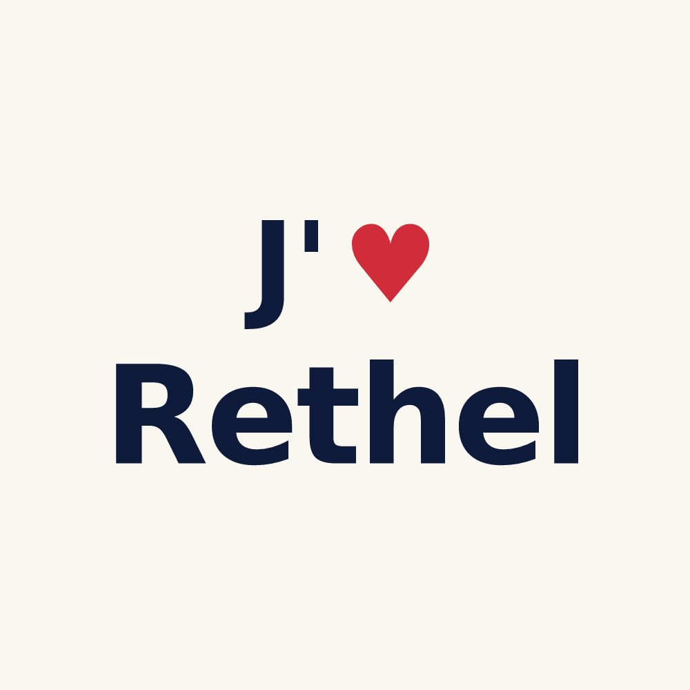 Tasse personnalisée Rethel — design J'aime Rethel