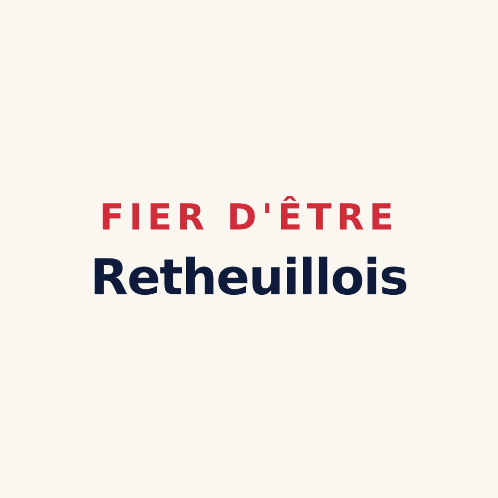 Tasse « Fier d'être Retheuillois » — design pour Retheuil