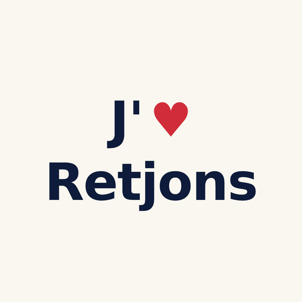 Tasse personnalisée Retjons — design J'aime Retjons