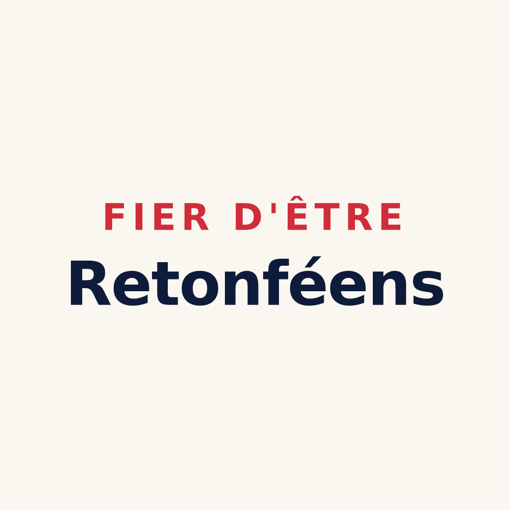 Tasse « Fier d'être Retonféens » — design pour Retonfey