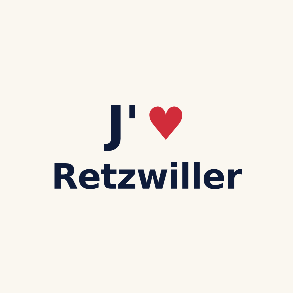 Tasse personnalisée Retzwiller — design J'aime Retzwiller