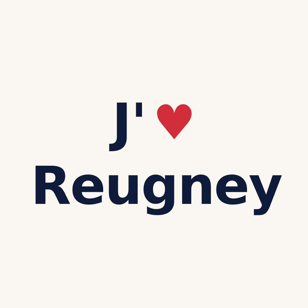 Tasse personnalisée Reugney — design J'aime Reugney