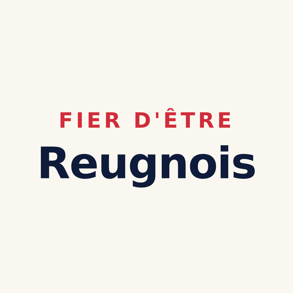 Tasse « Fier d'être Reugnois » — design pour Reugny