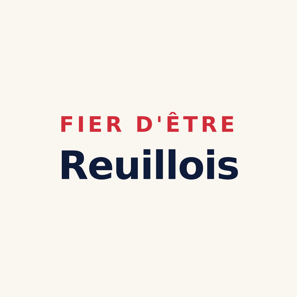 Tasse « Fier d'être Reuillois » — design pour Reuilly