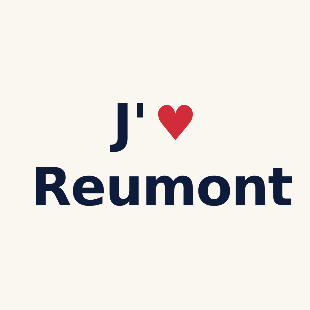 Tasse personnalisée Reumont — design J'aime Reumont