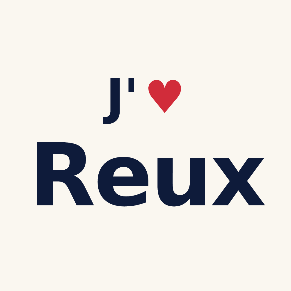 Tasse personnalisée Reux — design J'aime Reux