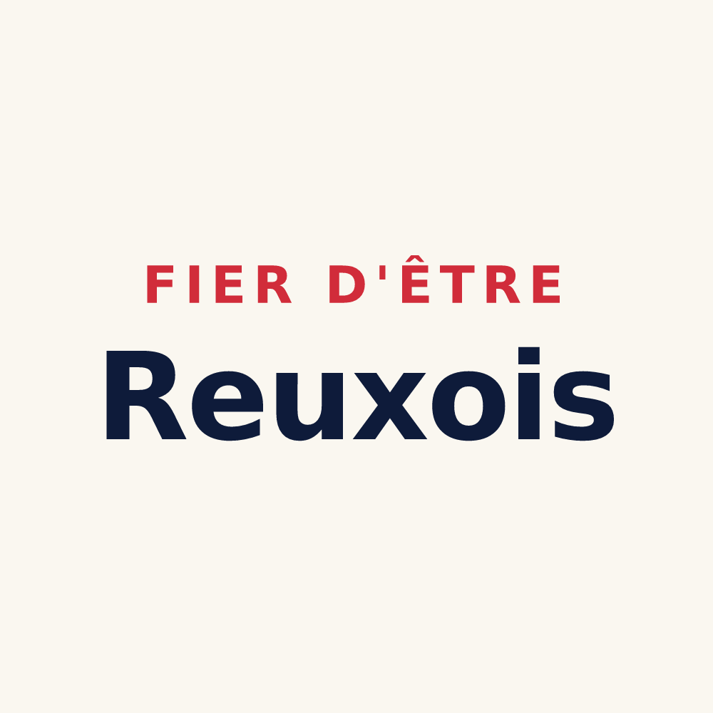 Tasse « Fier d'être Reuxois » — design pour Reux