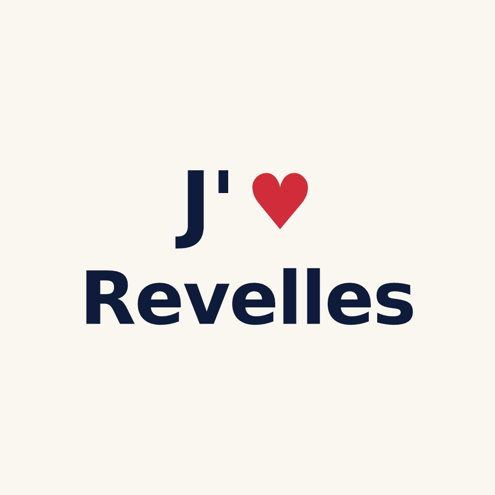 Tasse personnalisée Revelles — design J'aime Revelles