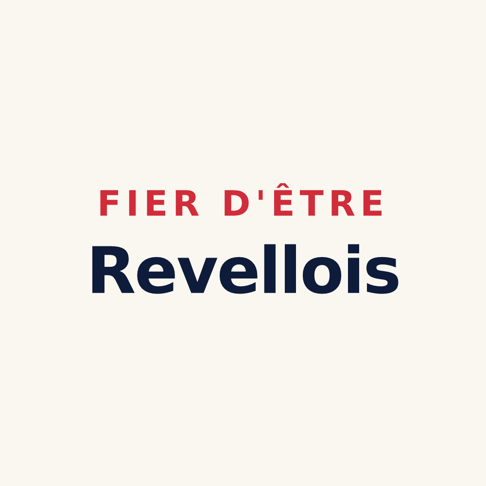 Tasse « Fier d'être Revellois » — design pour Revelles