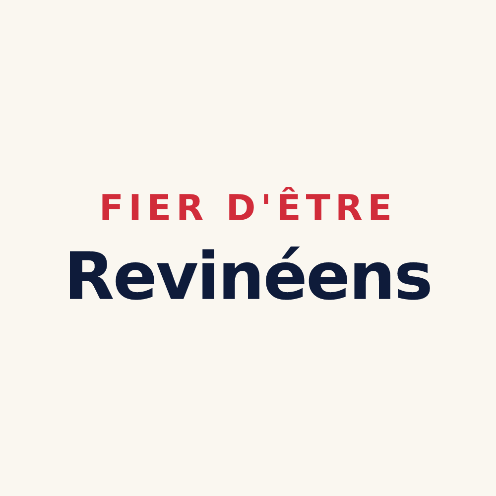 Tasse « Fier d'être Revinéens » — design pour Revigny-sur-Ornain