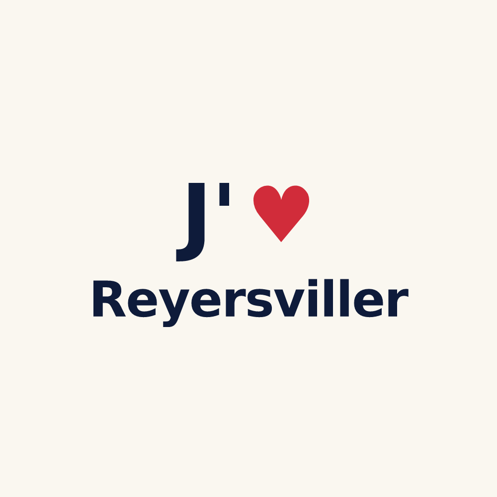 Tasse personnalisée Reyersviller — design J'aime Reyersviller