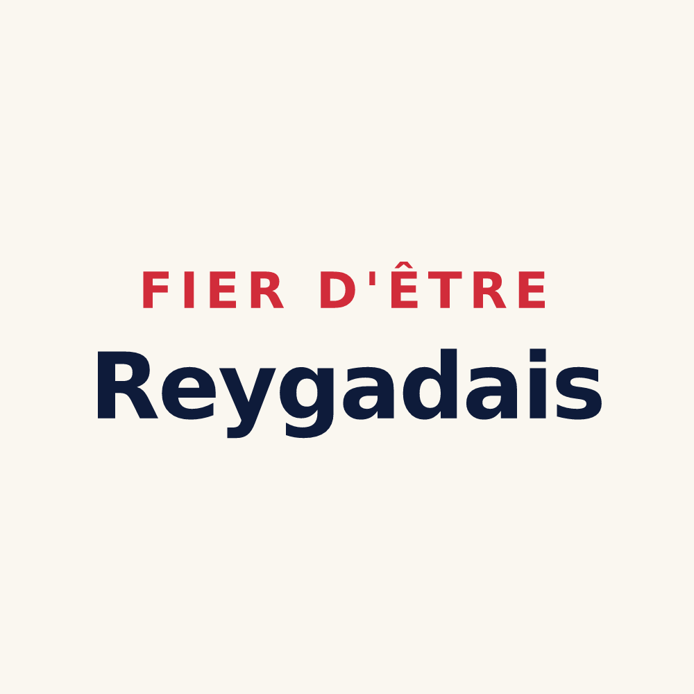 Tasse « Fier d'être Reygadais » — design pour Reygade