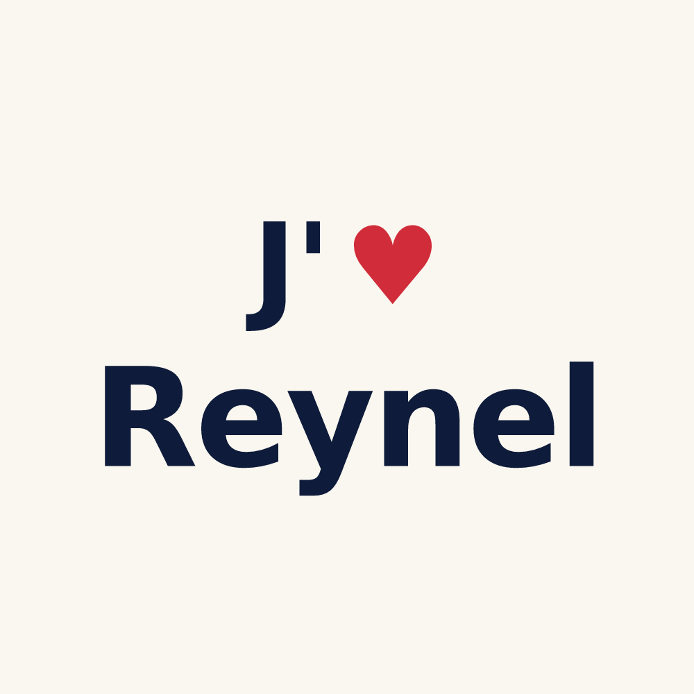 Tasse personnalisée Reynel — design J'aime Reynel