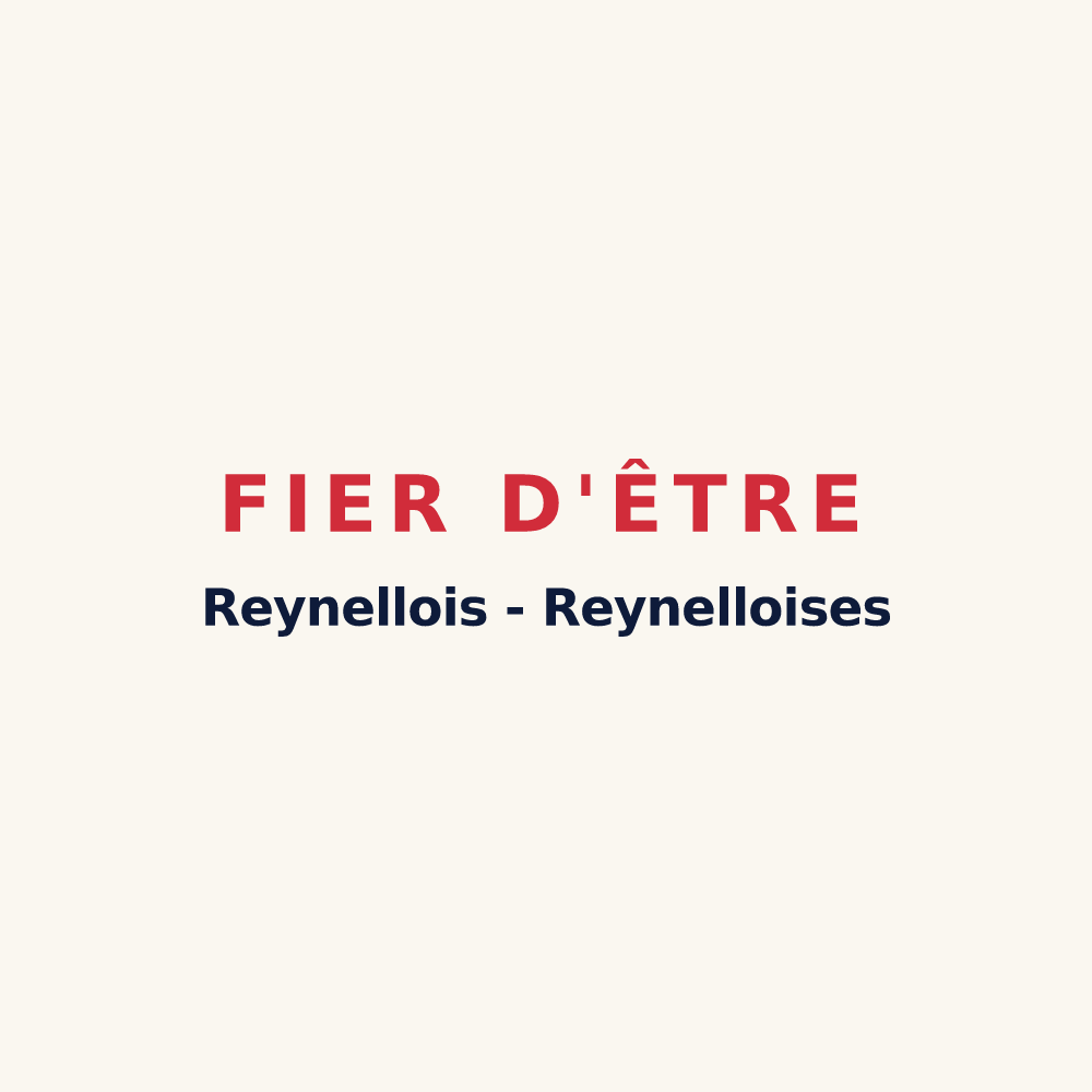 Tasse « Fier d'être Reynellois - Reynelloises » — design pour Reynel