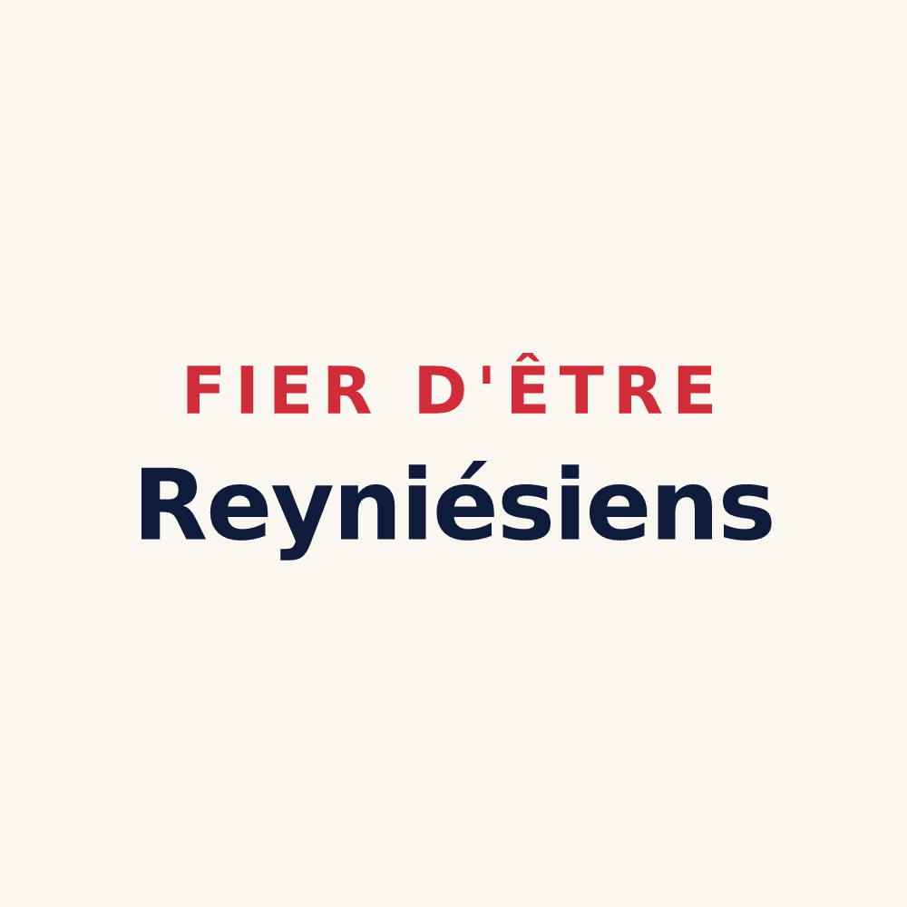 Tasse « Fier d'être Reyniésiens » — design pour Reyniès