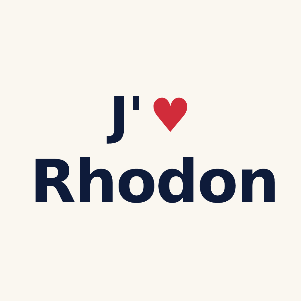Tasse personnalisée Rhodon — design J'aime Rhodon