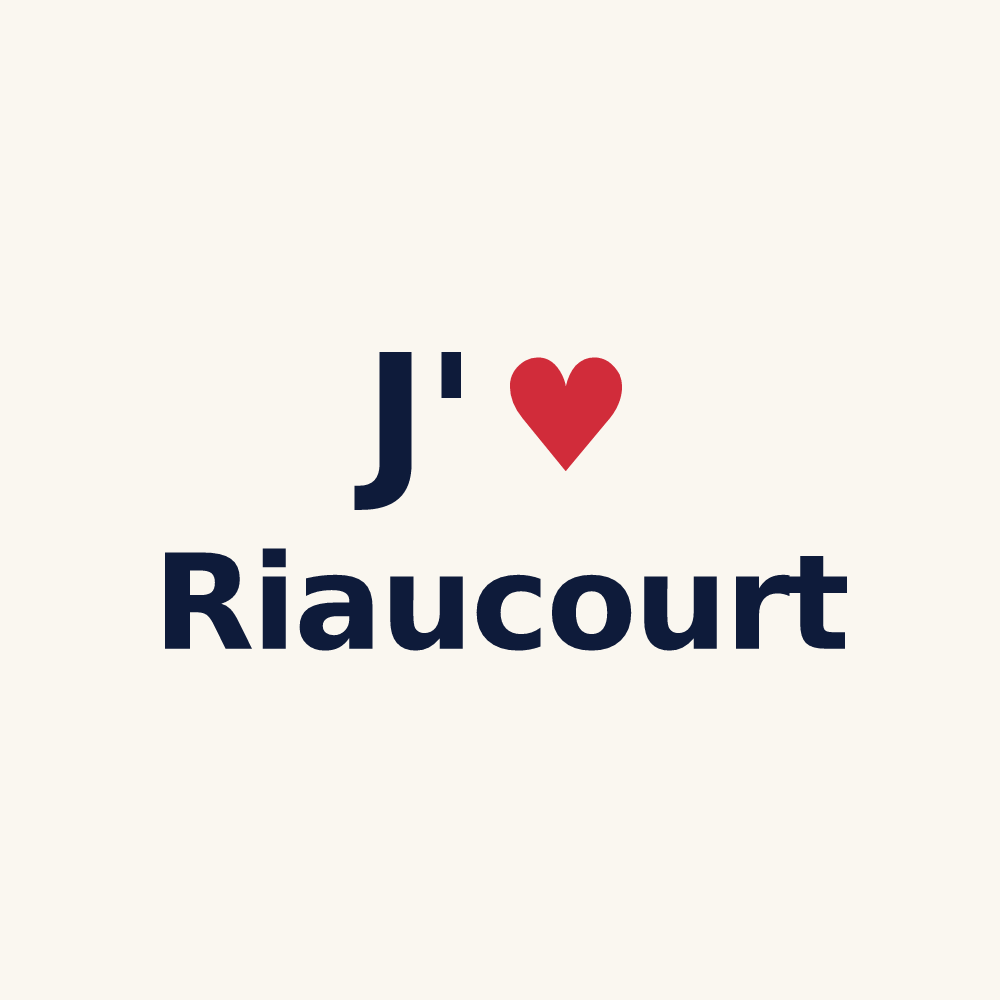 Tasse personnalisée Riaucourt — design J'aime Riaucourt