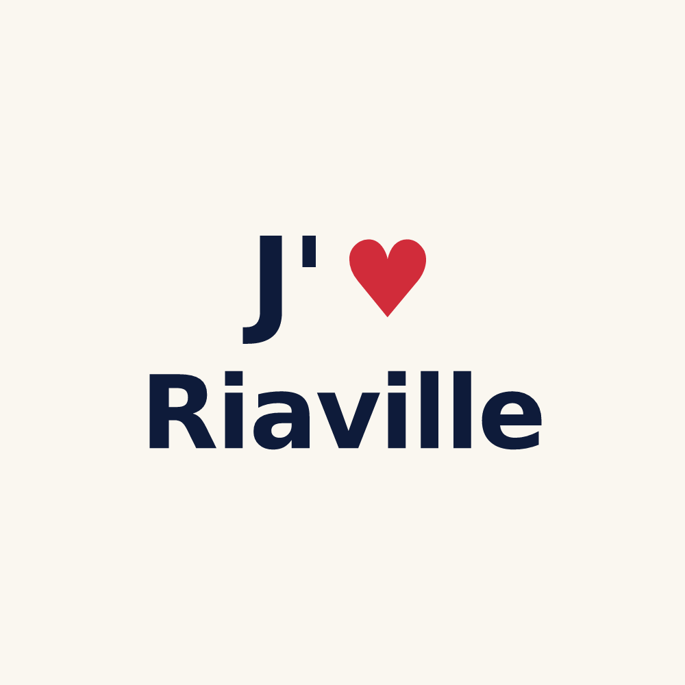 Tasse personnalisée Riaville — design J'aime Riaville