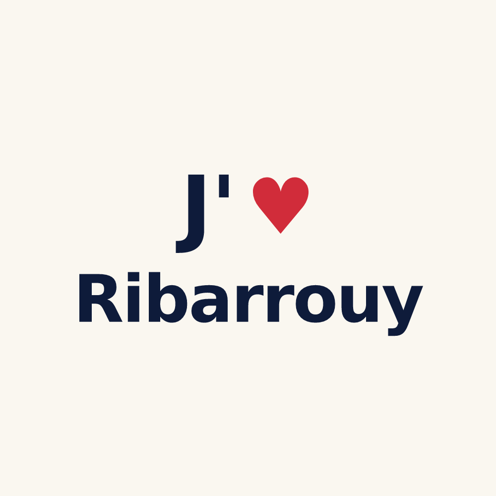 Tasse personnalisée Ribarrouy — design J'aime Ribarrouy