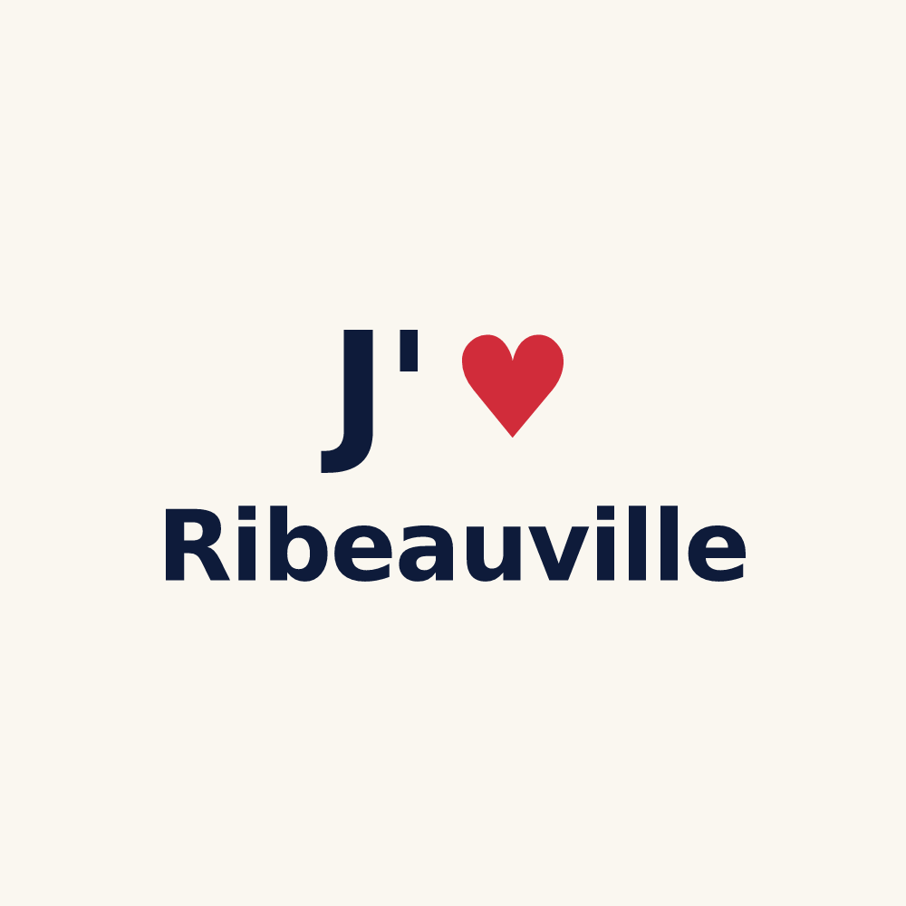 Tasse personnalisée Ribeauville — design J'aime Ribeauville