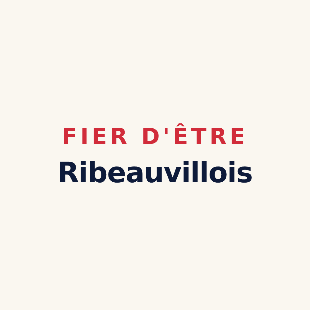 Tasse « Fier d'être Ribeauvillois » — design pour Ribeauville