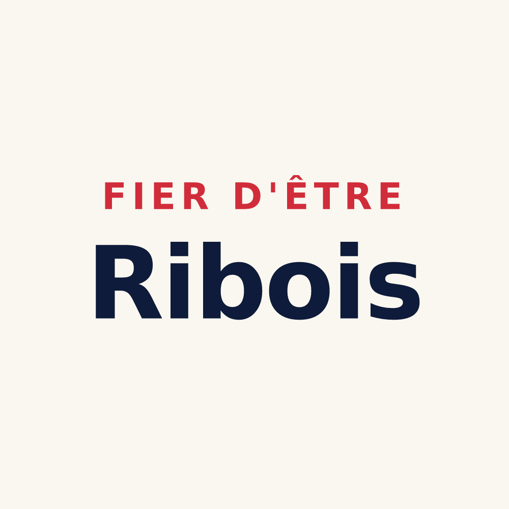 Tasse « Fier d'être Ribois » — design pour Ribes