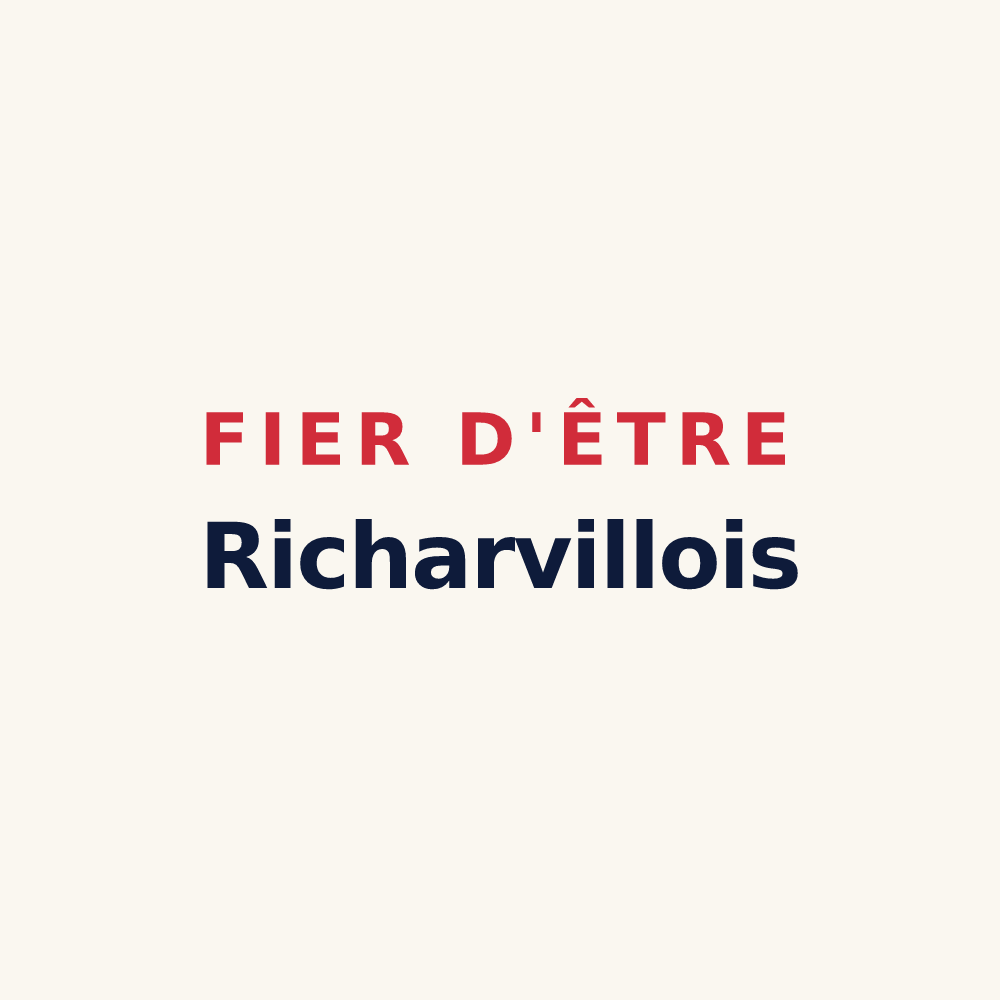 Tasse « Fier d'être Richarvillois » — design pour Richarville