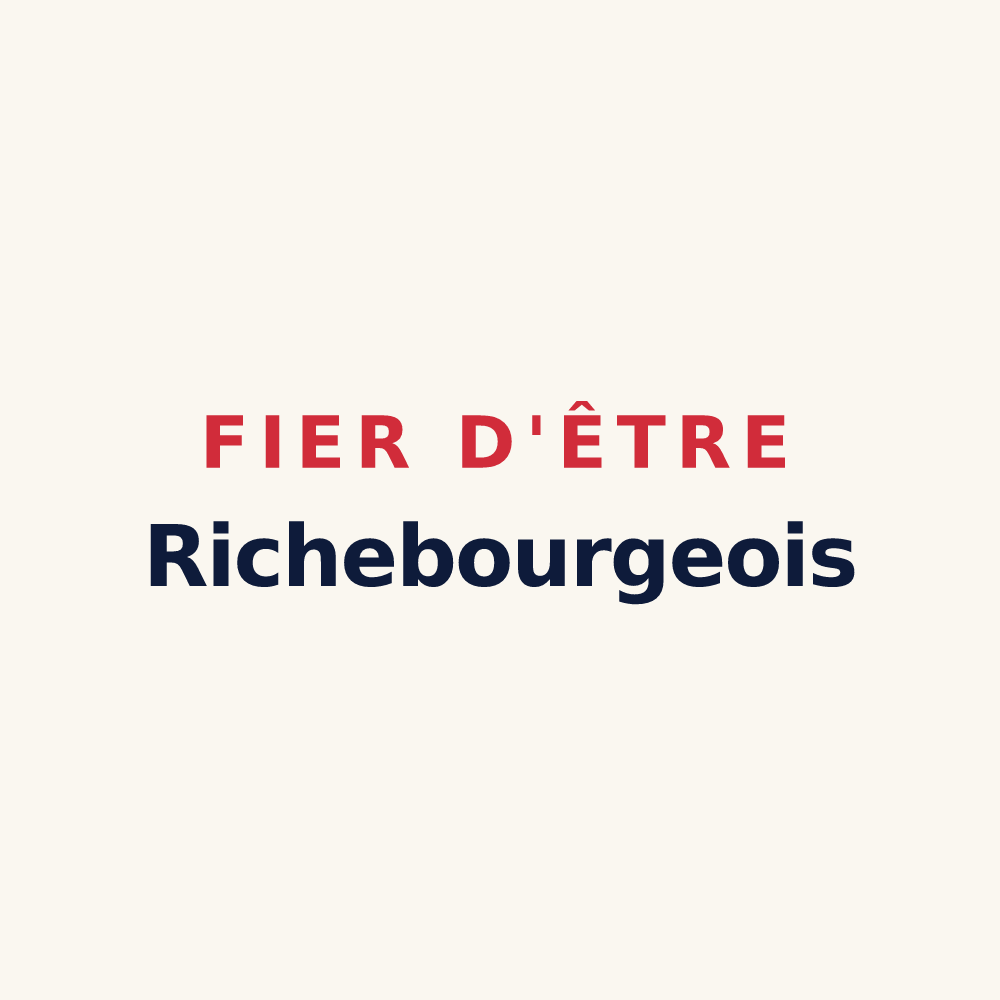 Tasse « Fier d'être Richebourgeois » — design pour Richebourg