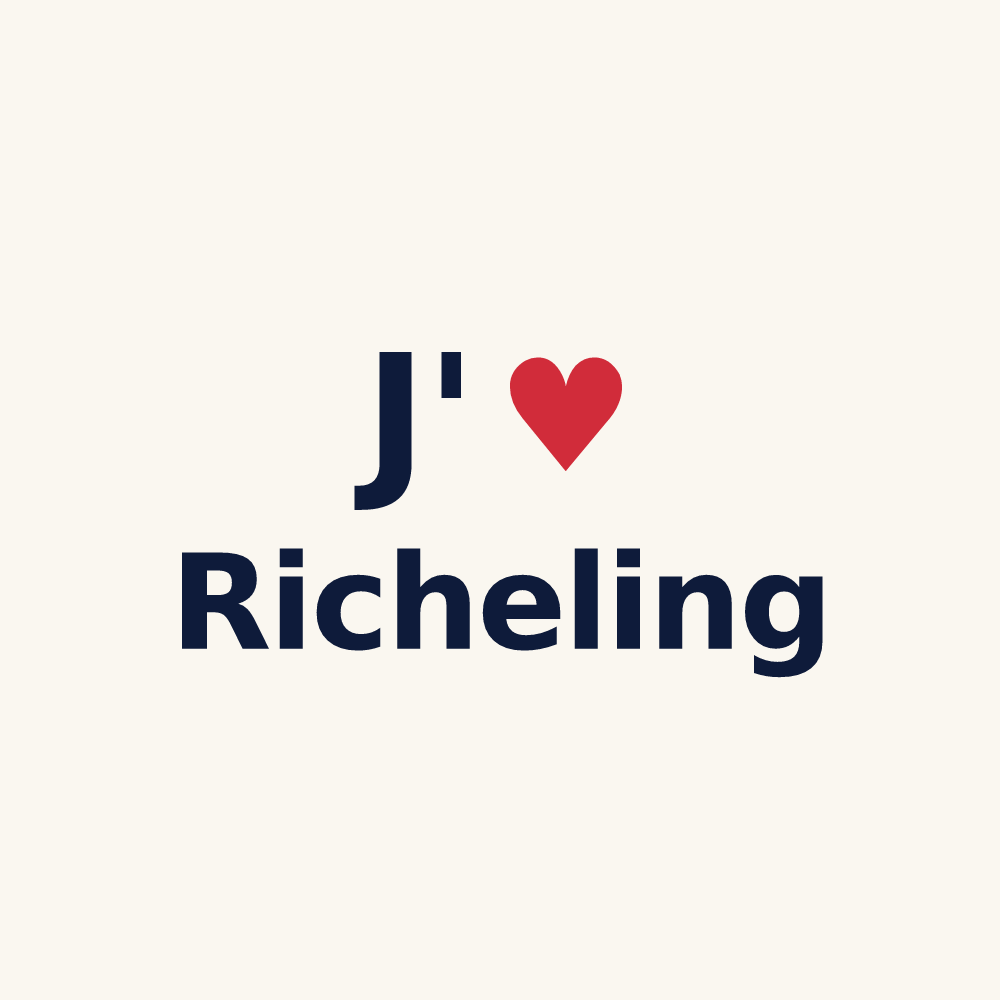Tasse personnalisée Richeling — design J'aime Richeling