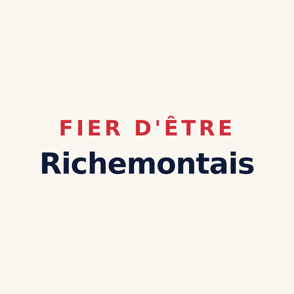 Tasse « Fier d'être Richemontais » — design pour Richemont