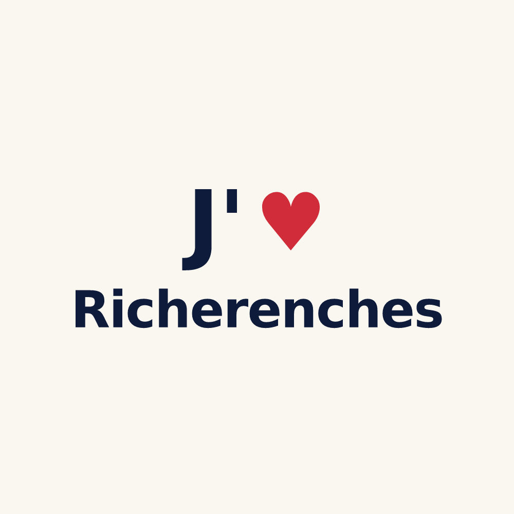 Tasse personnalisée Richerenches — design J'aime Richerenches