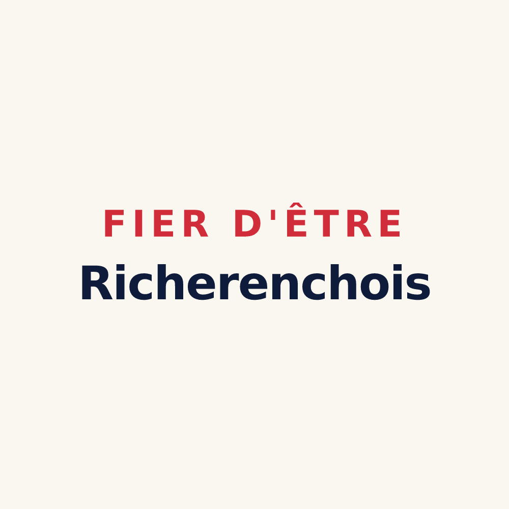 Tasse « Fier d'être Richerenchois » — design pour Richerenches