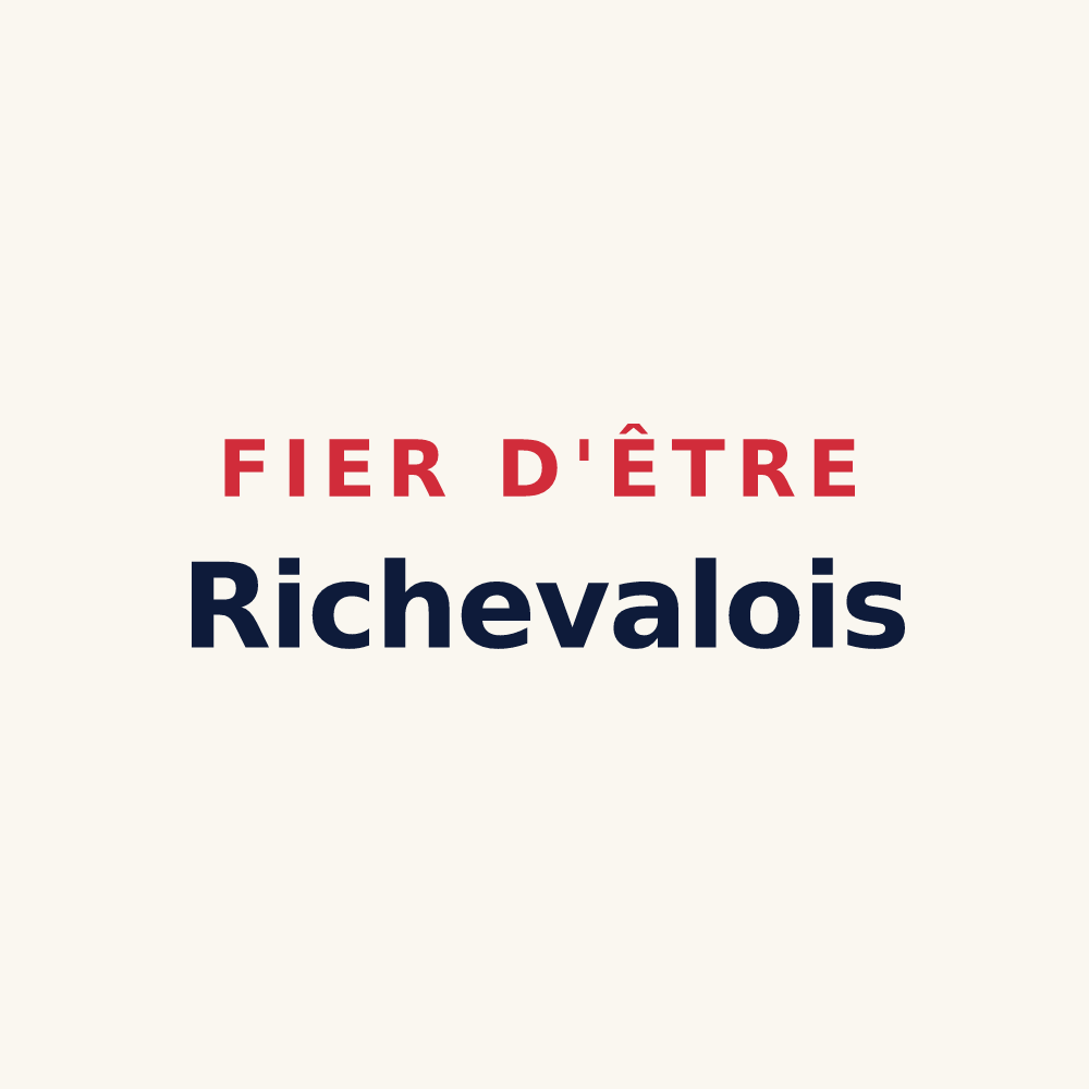 Tasse « Fier d'être Richevalois » — design pour Richeval