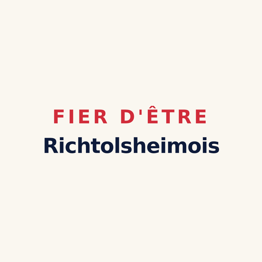 Tasse « Fier d'être Richtolsheimois » — design pour Richtolsheim